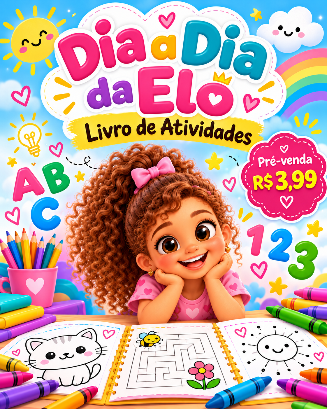 Capa de Colorindo com a Elo