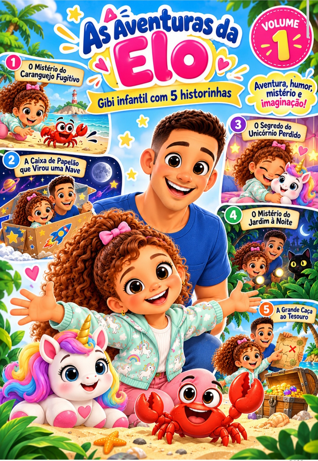 Capa de As Aventuras da Elo — Volume 1